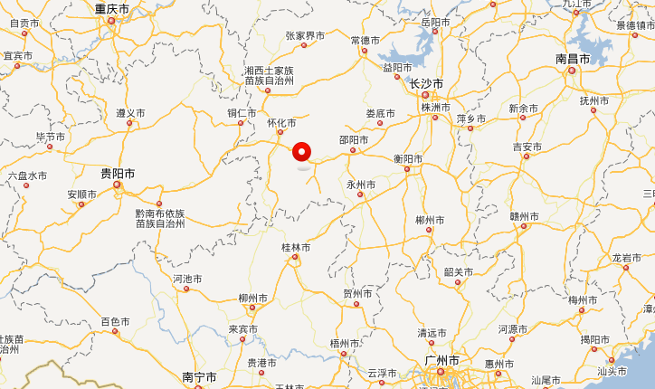 想知道: 邵陽市崇木凼在哪?求地圖地點_